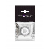 Эластичное эрекционное кольцо с длинными черными «ресничками» - Sextaz - в Грозном купить с доставкой