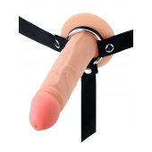 Мужской полый страпон на регулируемых ремнях - 18,5 см. - Sex Expert - купить с доставкой в Грозном