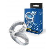 Прозрачное двойное эрекционное кольцо - Sex Expert - в Грозном купить с доставкой