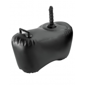 Черное надувное кресло с платформой для фиксации дилдо Body Dock Inflatable Love Seat - Pipedream - купить с доставкой в Грозном