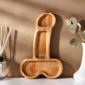 Деревянное блюдо для подачи в форме члена (25 х 16,5 х 1,7 см) - Сима-Ленд - купить с доставкой в Грозном