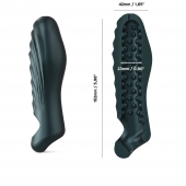 Серая силиконовая насадка на пенис с подхватом Manwan Ryzer - Manwan - в Грозном купить с доставкой