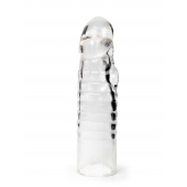 Прозрачная закрытая насадка на член - 15 см. - Sex Expert - в Грозном купить с доставкой