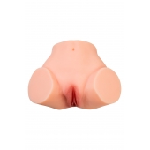 Телесный реалистичный мастурбатор-полуторс с 2 любовными входами - No Name - в Грозном купить с доставкой