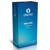 Презервативы OKOTO Mega Mix - 18 шт. - Sitabella - купить с доставкой в Грозном