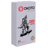 Точечные презервативы OKOTO Dotted - 12 шт. - Sitabella - купить с доставкой в Грозном