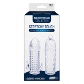 Набор из 2 прозрачных насадок на член Seductive Tickler Sleeves Set - NMC - в Грозном купить с доставкой