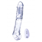 Прозрачная насадка-удлинитель Length Enhancer With Bullet с подхватом - 22,3 см. - NMC - в Грозном купить с доставкой