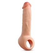 Телесная насадка-удлинитель Thrive 8.75 Inch Realistic Penis Extender Sleeve - 22,2 см. - Blush Novelties - в Грозном купить с доставкой