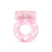 Розовое эрекционное виброкольцо с бабочкой - 1137 - в Грозном купить с доставкой