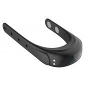 Черное эрекционное виброкольцо на ремешках - Boys of Toys - в Грозном купить с доставкой