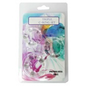 Набор из 3 эрекционных прозрачных колец - Boys of Toys - в Грозном купить с доставкой