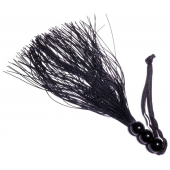 Черная силиконовая плетка - 25,4 см. - Boys of Toys - купить с доставкой в Грозном