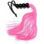 Розовая силиконовая плеть - 35,5 см. - Boys of Toys - купить с доставкой в Грозном