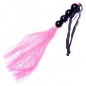 Розовая силиконовая плеть - 35,5 см. - Boys of Toys - купить с доставкой в Грозном