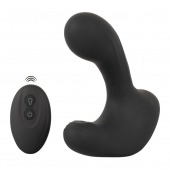 Черная анальная вибропробка с функцией расширения RC Butt Plug with 3 functions - Orion - в Грозном купить с доставкой
