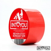 Красный скотч для фиксации Non-Sticky Bondage Tape - 15 м. - Intoyou - купить с доставкой в Грозном
