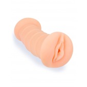 Телесный двусторонний мастурбатор с вибропулей и эрекционными кольцами в комплекте - Sexy Girl - в Грозном купить с доставкой