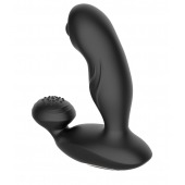 Черный вибромассажер простаты с вращающимся шариком - Secwell - в Грозном купить с доставкой