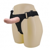 Реалистичный страпон-фаллоимитатор на трусиках Ultra Passionate Harness - 15 см. - Baile - купить с доставкой в Грозном
