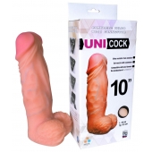 Фаллическая насадка Харнесс UNICOCK 10  - 25 см. - LOVETOY (А-Полимер) - купить с доставкой в Грозном