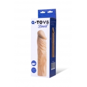 Насадка с ярко выраженной головкой и рельефным стволом - 19 см. - A-toys - в Грозном купить с доставкой
