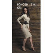 Пояс с клёпками Yona Black - Rebelts - купить с доставкой в Грозном
