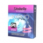 Стимулирующая насадка со спиралью из усиков Platino  Шторм - Sitabella - купить с доставкой в Грозном