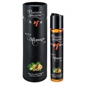 Массажное масло с ароматом экзотических фруктов Huile de Massage Gourmande Fruits Exotiques - 59 мл. - Plaisir Secret - купить с доставкой в Грозном