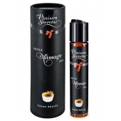 Массажное масло с ароматом крем брюле Huile de Massage Gourmande Creme Brulée - 59 мл. - Plaisir Secret - купить с доставкой в Грозном