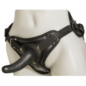 Женский страпон с вагинальной пробкой Woman Strap - 12 см. - LOVETOY (А-Полимер) - купить с доставкой в Грозном