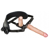 Женский страпон с вагинальной пробкой Woman Strap - 18 см. - LOVETOY (А-Полимер) - купить с доставкой в Грозном