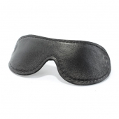 Кожаная маска на глаза - БДСМ Арсенал - купить с доставкой в Грозном