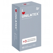 Презервативы с точками Unilatex Dotted - 12 шт. + 3 шт. в подарок - Unilatex - купить с доставкой в Грозном