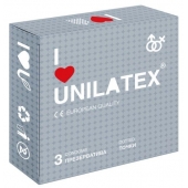 Презервативы с точками Unilatex Dotted - 3 шт. - Unilatex - купить с доставкой в Грозном