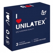 Ультрапрочные презервативы Unilatex Extra Strong - 3 шт. - Unilatex - купить с доставкой в Грозном