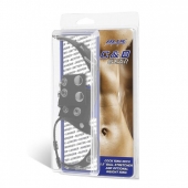 Утяжка на пенис и мошонку Cock Ring With 1.5  Ball Stretcher And Optional Weight Ring - BlueLine - купить с доставкой в Грозном