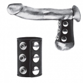 Утяжка на пенис на кнопочках 100% PVC STRAP WITH METAL SNAP - BlueLine - купить с доставкой в Грозном