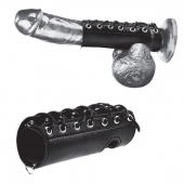 Сбруя на член на шнуровке 5  Cock Sheath - BlueLine - купить с доставкой в Грозном