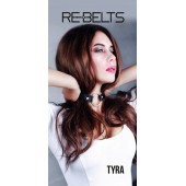 Чёрный кожаный чокер-кляп Tyra Black - Rebelts - купить с доставкой в Грозном