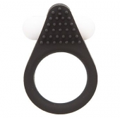 Чёрное эрекционное кольцо LIT-UP SILICONE STIMU RING 1 BLACK - Dream Toys - в Грозном купить с доставкой