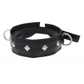 Полиуретановый ошейник с пуклями и D-кольцами Collar with Studs - Blush Novelties - купить с доставкой в Грозном