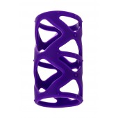 Фиолетовая насадка-сетка на пенис - 7,5 см. - A-toys - в Грозном купить с доставкой