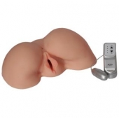 Телесная вибровагина из киберкожи с выносным пультом - LOVETOY (А-Полимер) - в Грозном купить с доставкой