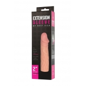 Телесная насадка-удлинитель Extension sleeve - 17 см. - Sitabella - в Грозном купить с доставкой