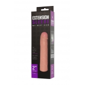 Насадка-удлинитель Extension sleeve телесного цвета - 18,5 см. - Sitabella - в Грозном купить с доставкой
