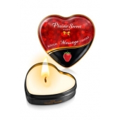 Массажная свеча с ароматом клубники Bougie Massage Candle - 35 мл. - Plaisir Secret - купить с доставкой в Грозном