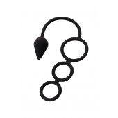 Тройное эрекционное кольцо с анальным хвостом Drop S-size - Erotist Adult Toys - в Грозном купить с доставкой