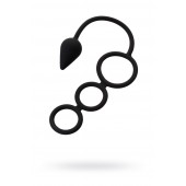 Тройное эрекционное кольцо с анальным хвостом Drop S-size - Erotist Adult Toys - в Грозном купить с доставкой