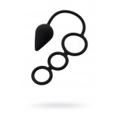 Тройное эрекционное кольцо с анальным хвостом Drop M-size - Erotist Adult Toys - в Грозном купить с доставкой